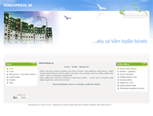 Tablet Screenshot of domosprava.sk